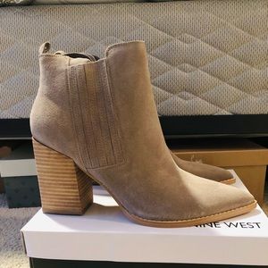 Nine West Suede Beata booties